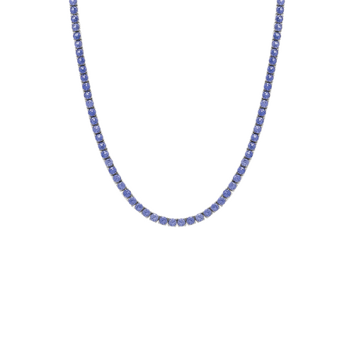 Colar Riviera Ametista Prata 925