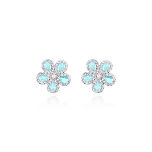 Brinco Flor Cinco Pétalas