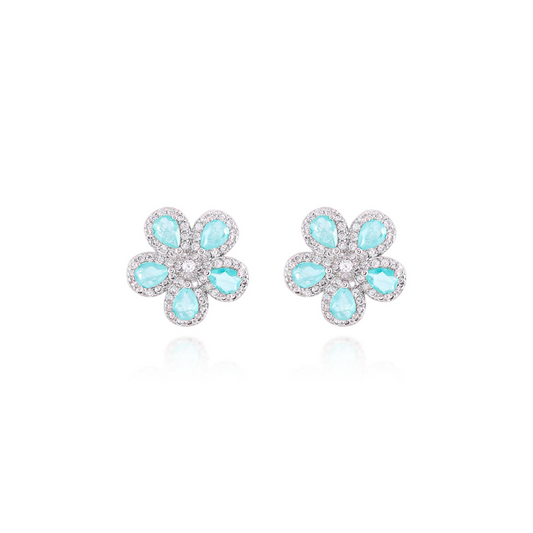 Brinco Flor Cinco Pétalas