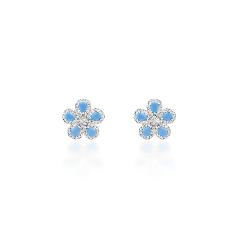 Brinco Flor Cinco Pétalas