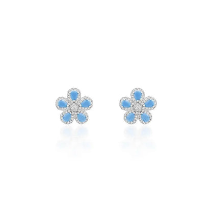 Brinco Flor Cinco Pétalas