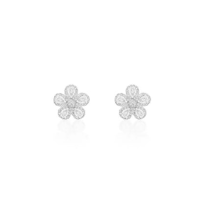 Brinco Flor Cinco Pétalas