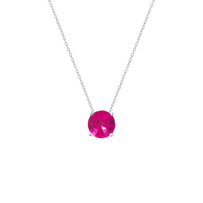 Colar Ponto de Luz 8mm Prata 925