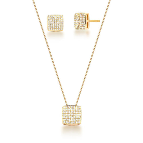 Conjunto Quadrado Cravejado