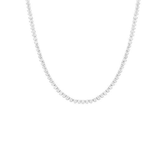 Colar Riviera Três Garras 2mm Prata 925