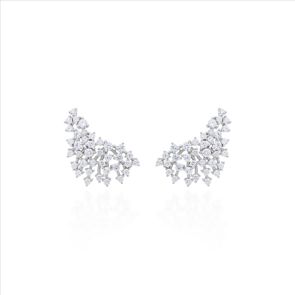 Ear Cuff Pontos de Luz Prata 925