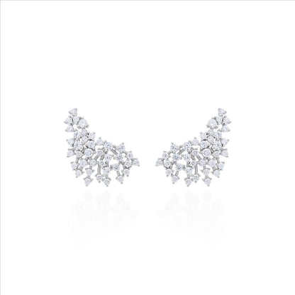 Ear Cuff Pontos de Luz Prata 925