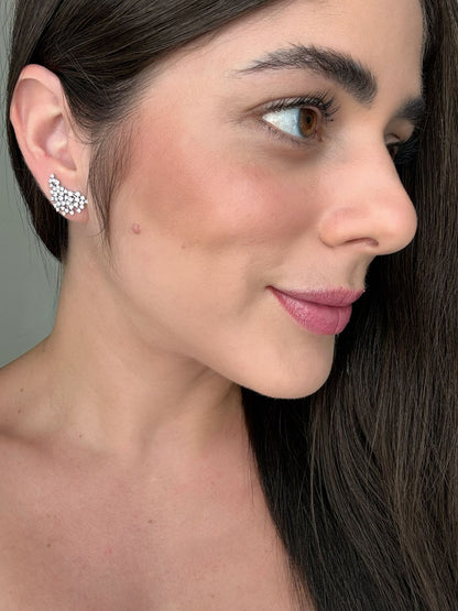 Ear Cuff Pontos de Luz Prata 925